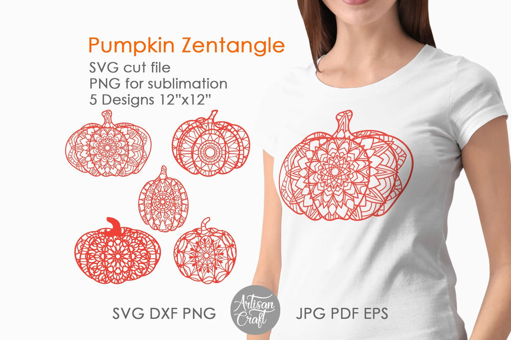 Pumpkin zentangle svg so fontsy