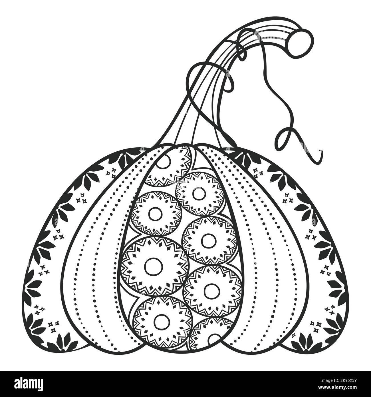 Cut out pumpkin stock vector images