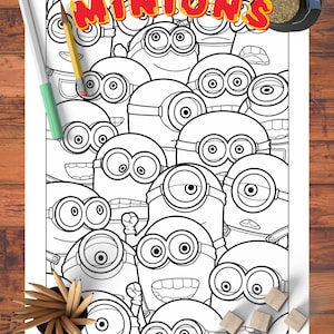 Minion coloring page