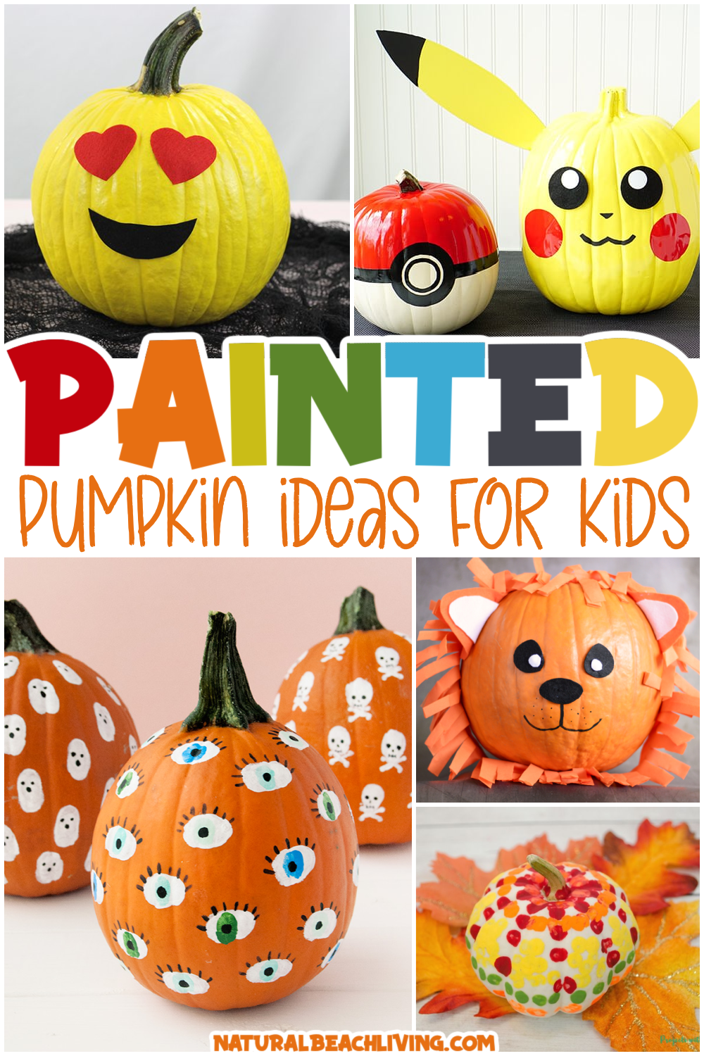 Painted pumpkin ideas for kids