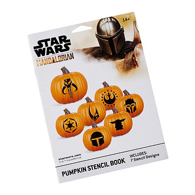 The mandalorian pumpkin carving stencils