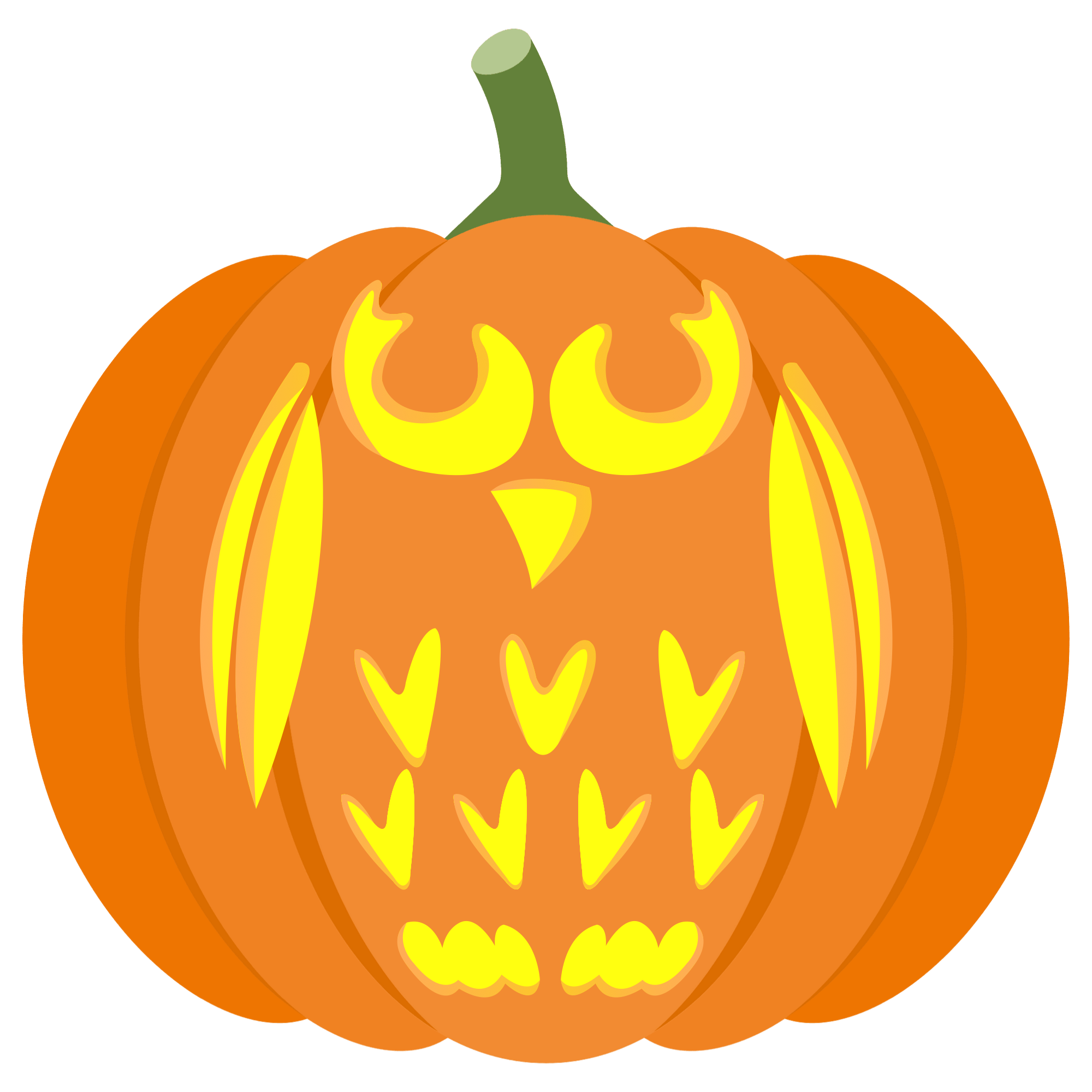 Pumpkin owl pumpkin stencil free printable papercraft templates