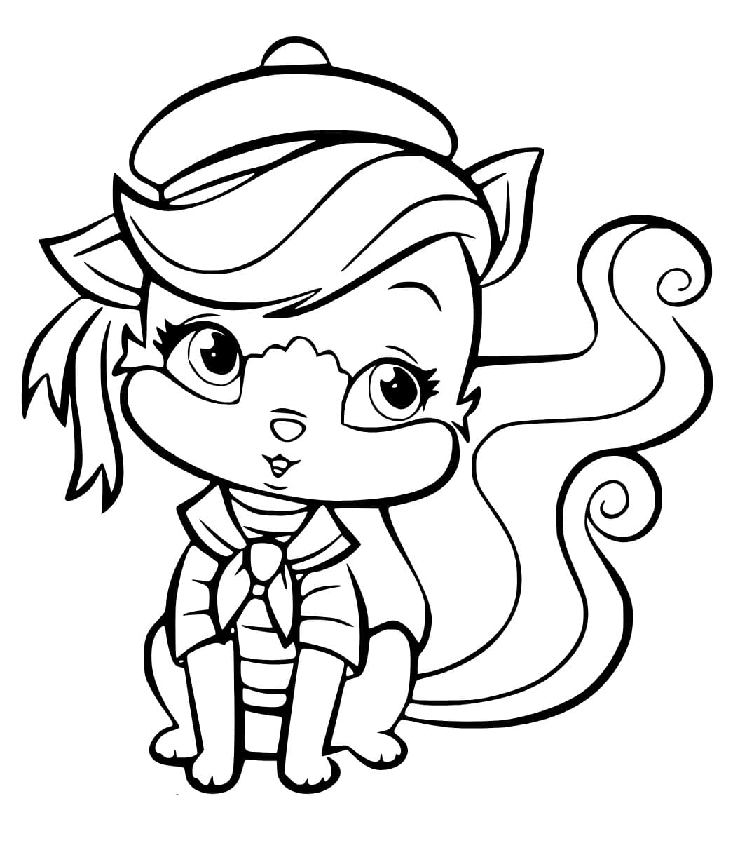 Pumpkin from palace pets coloring page