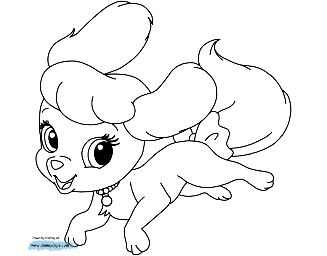 Free palace pets coloring pages â stuff parents need