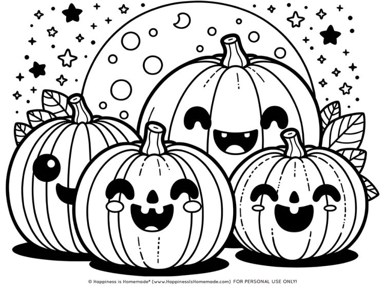 Free halloween coloring pages for adults kids