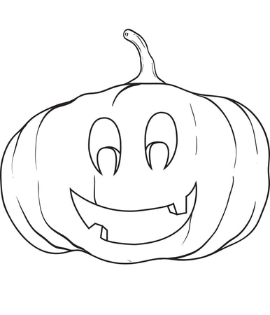 Free pumpkins coloring pages for kids