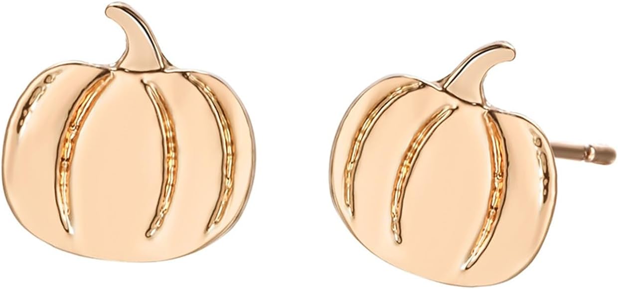 Hoop ear rings melon and vegetable stud earrings halloween pumpkin stud earrings are the best gift sugar earrings for women gold one size fashion