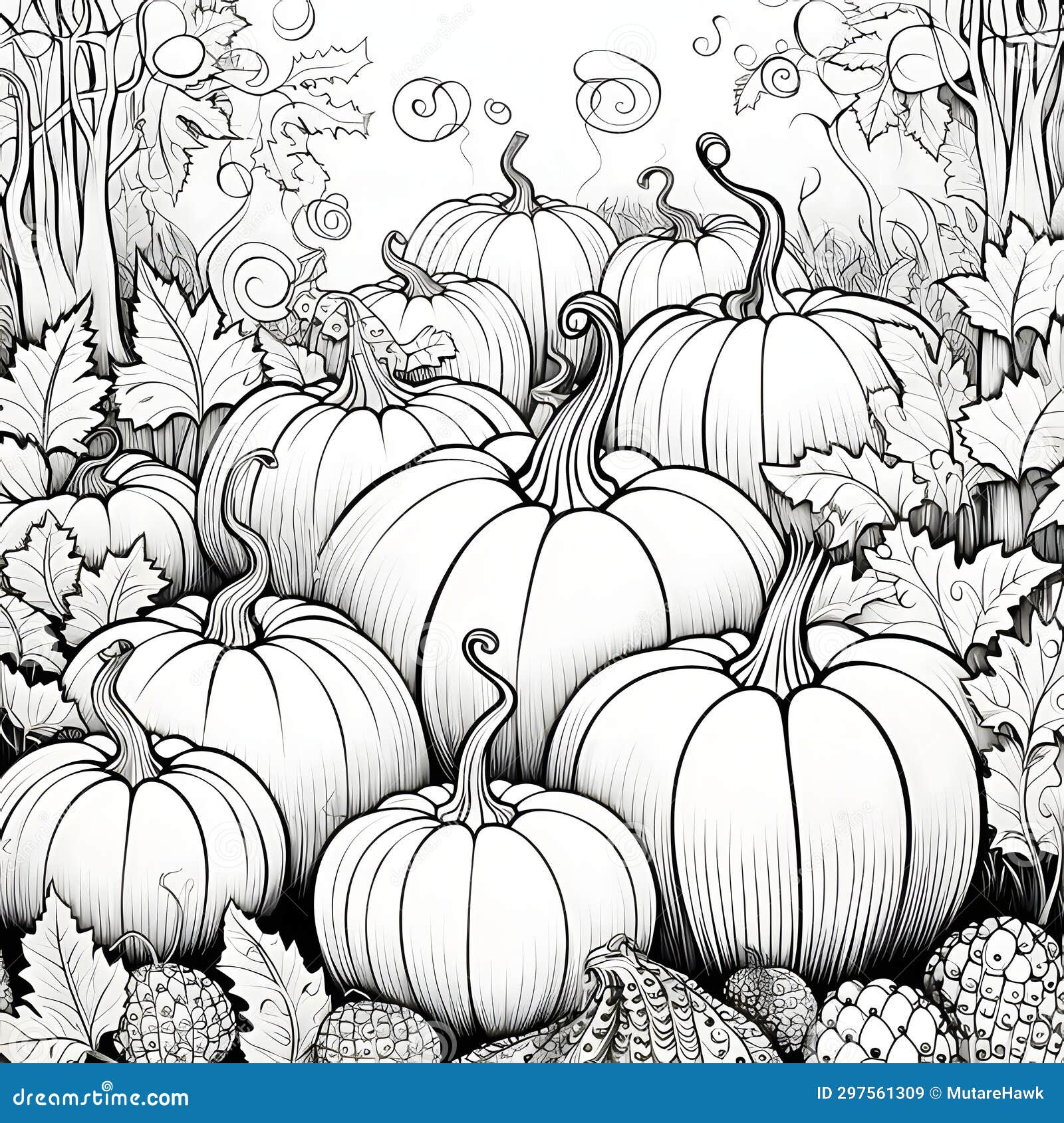 Fall pumpkin patch coloring stock illustrations â fall pumpkin patch coloring stock illustrations vectors clipart