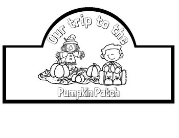 Pumpkin patch fall hats and coloring pages by crazy busy in first