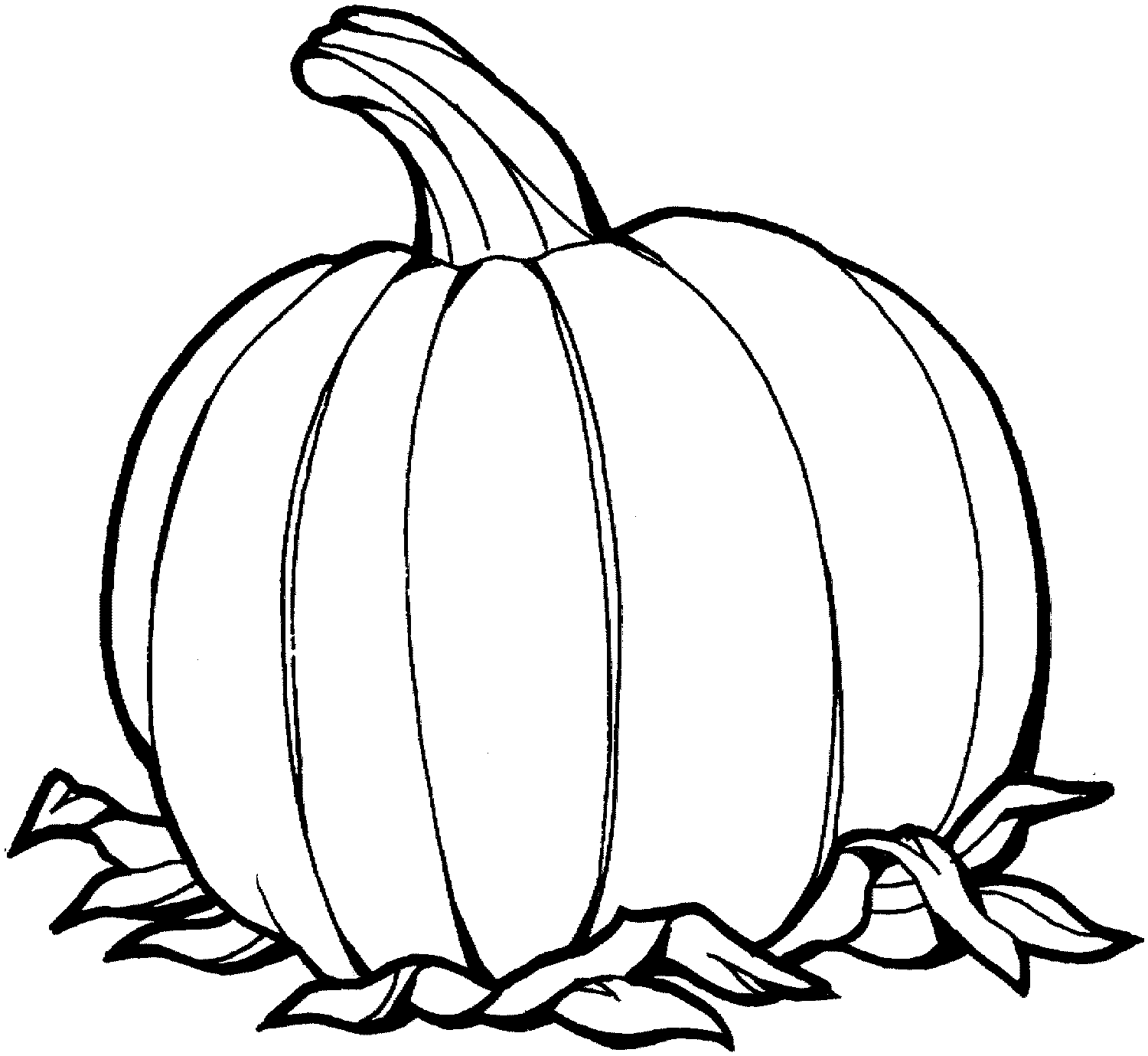Free printable pumpkin coloring pages for kids