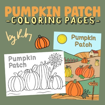 Pumpkin patch coloring pages