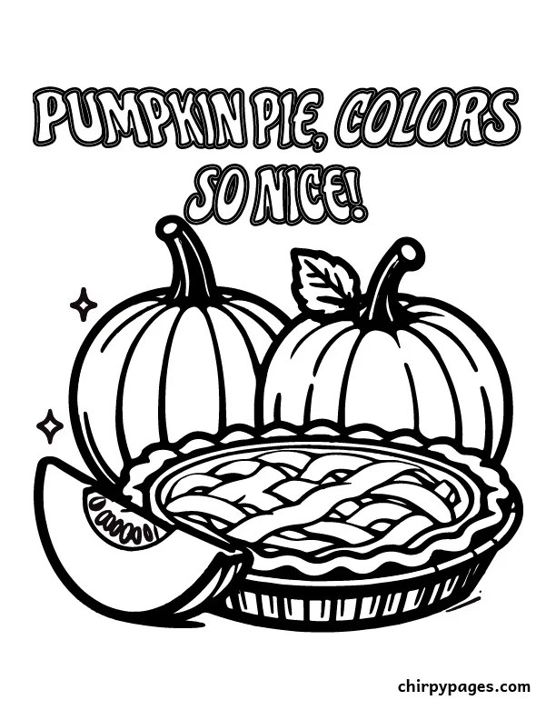 Winter food coloring pages