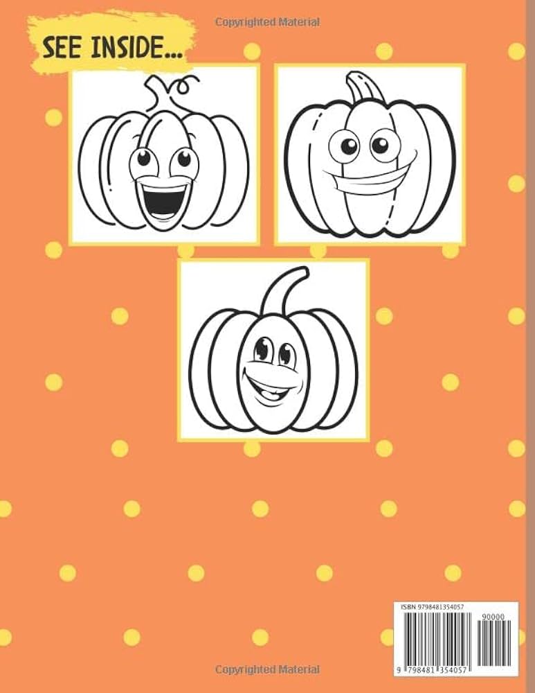 Happy pumpkins coloring book of joy non