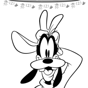 Goofy coloring pages printable for free download