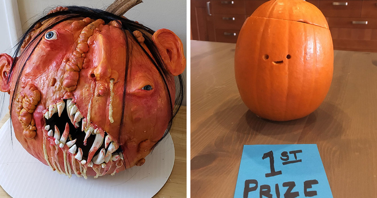 Times people took halloween pumpkin carving to a whole new level and created these masterpieces bored panda