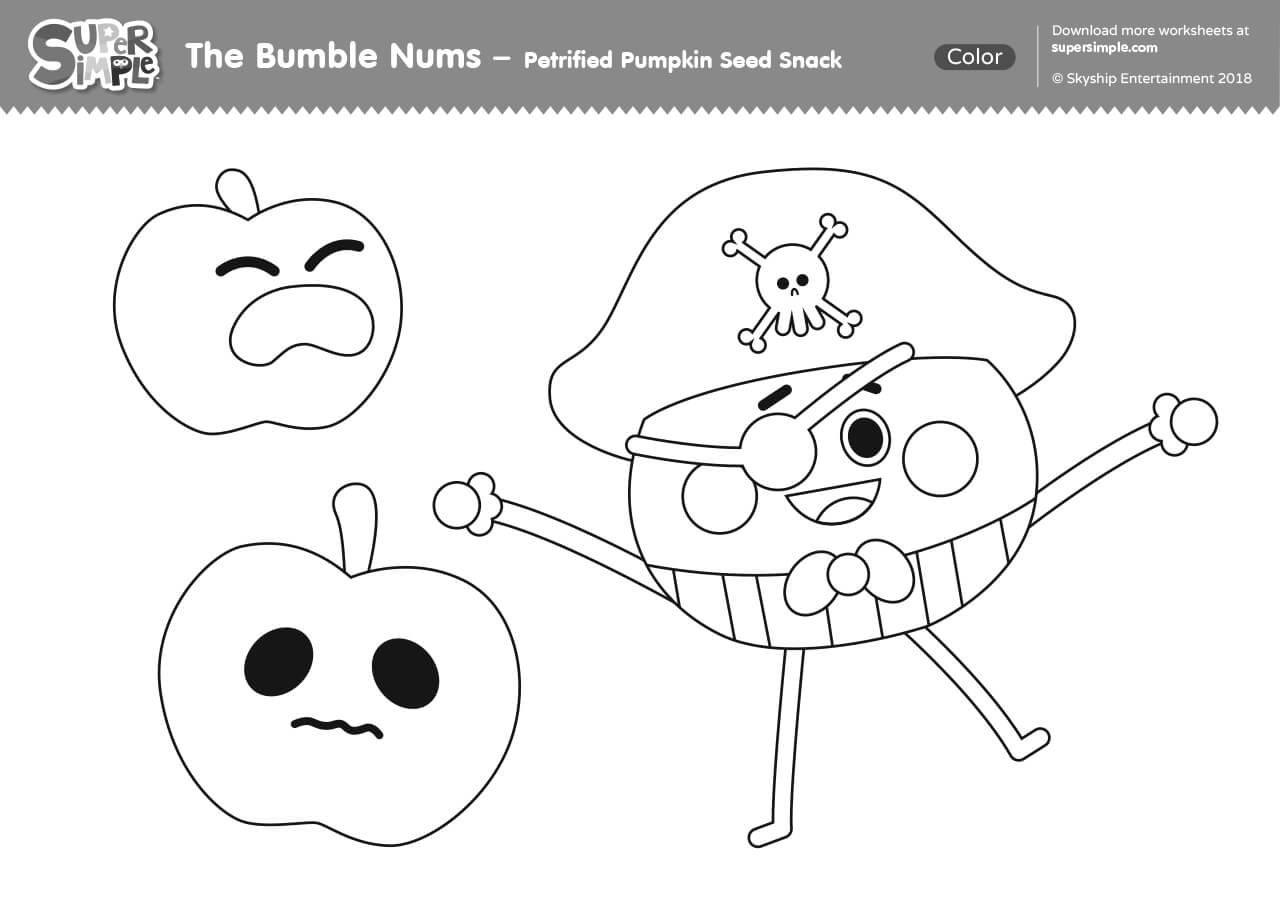 The bumble nums color