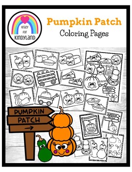 Pumpkin coloring pages booklet