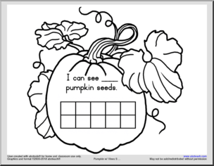 Counting pumpkin seeds