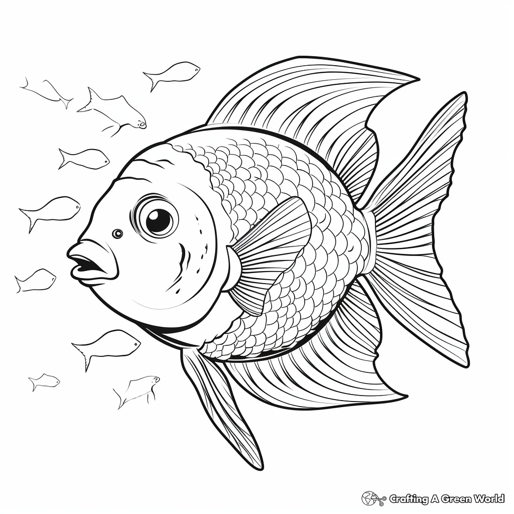 Sunfish coloring pages