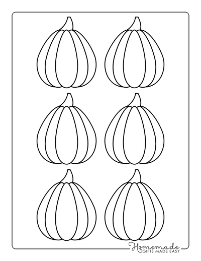 Pumpkin template printable outlines patterns for crafts