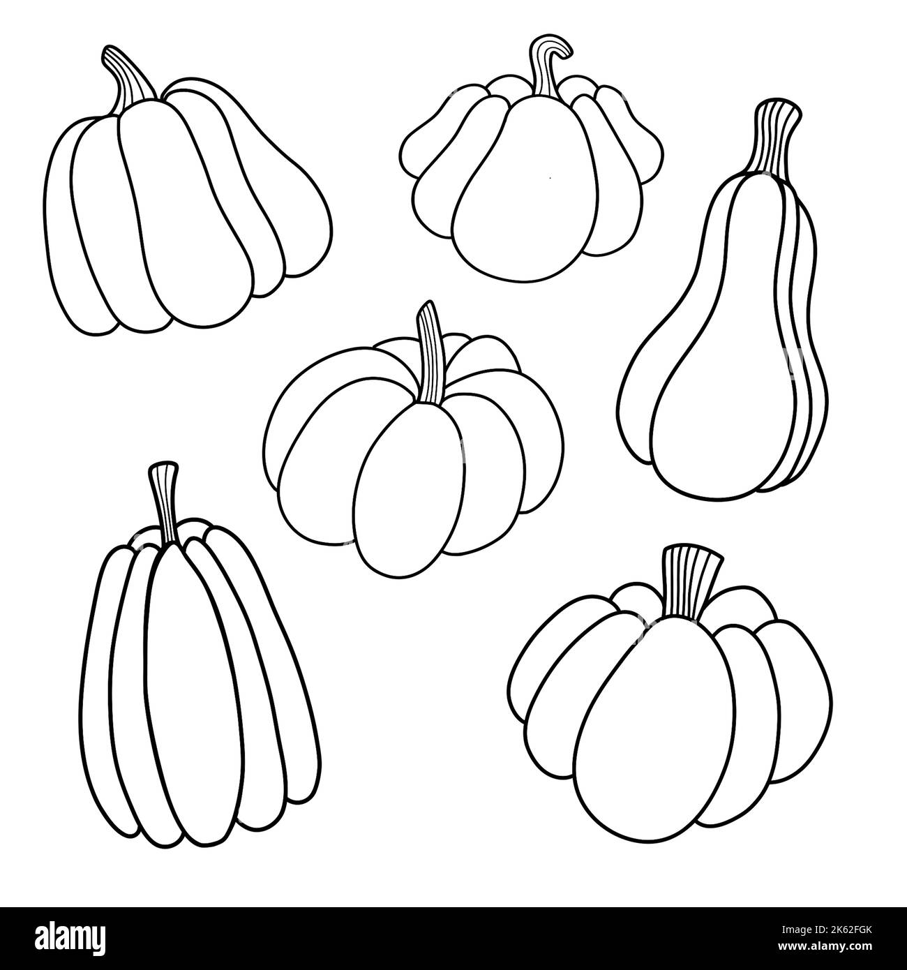 Pumpkin leaves black and white stock photos images