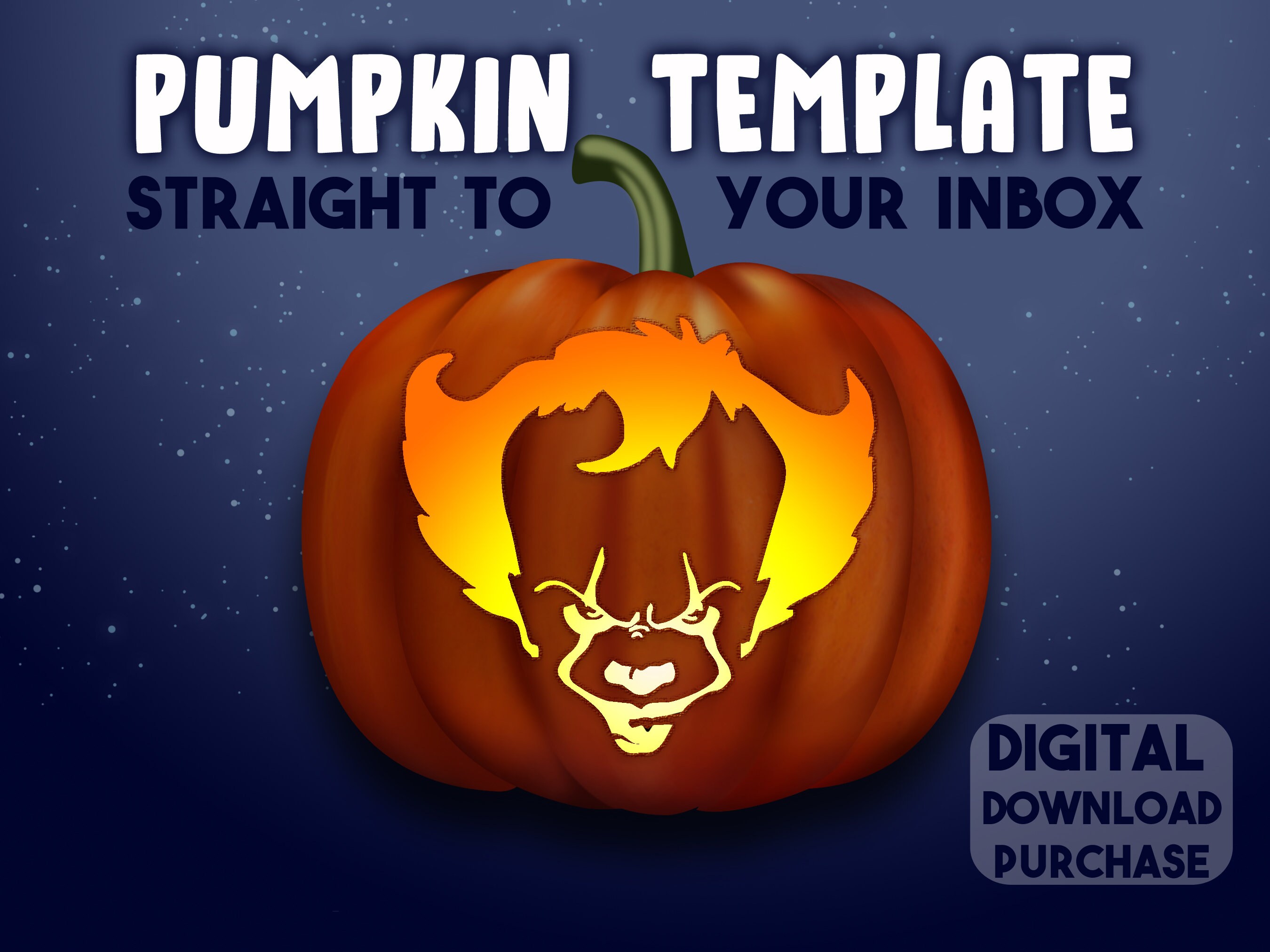 Clown pumpkin