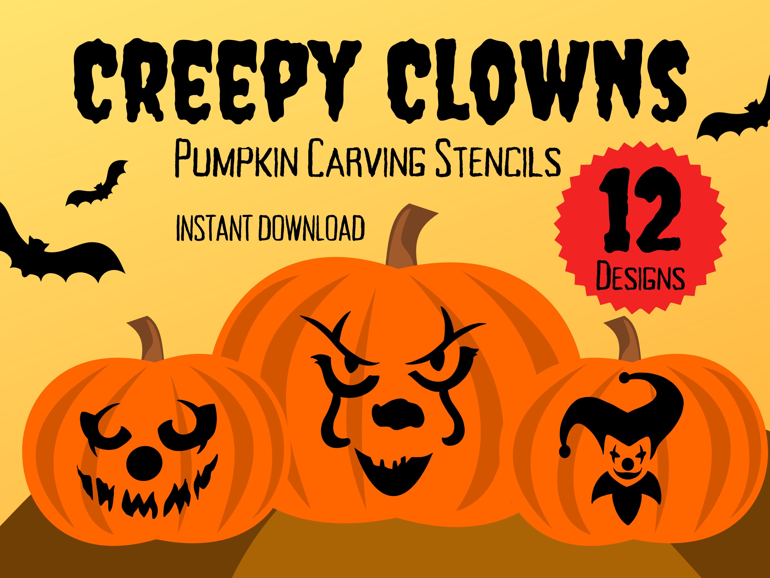 Clown pumpkin