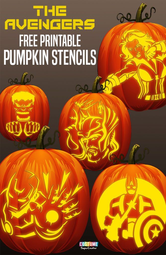 Free avengers pumpkin stencils costume supercenter blog halloween pumpkin stencils halloween pumpkin rving stencils avengers pumpkin rving stencil
