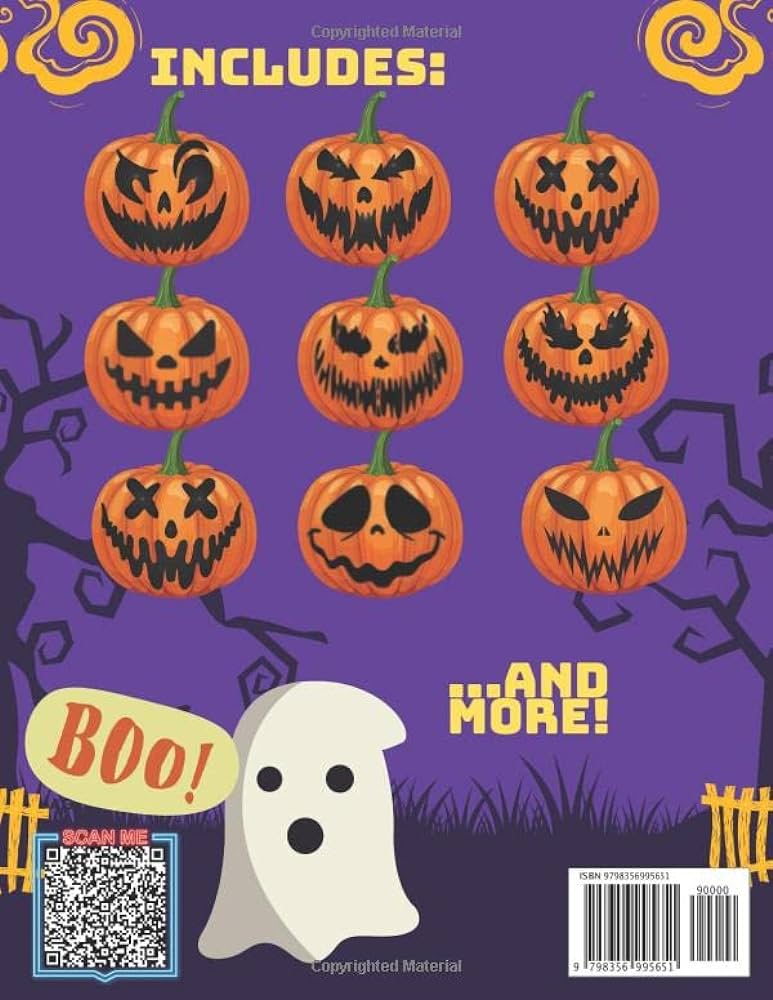 Halloween pumpkin carving stencils fun pumpkin patterns and faces templates for kids teens and adults yotes jason books