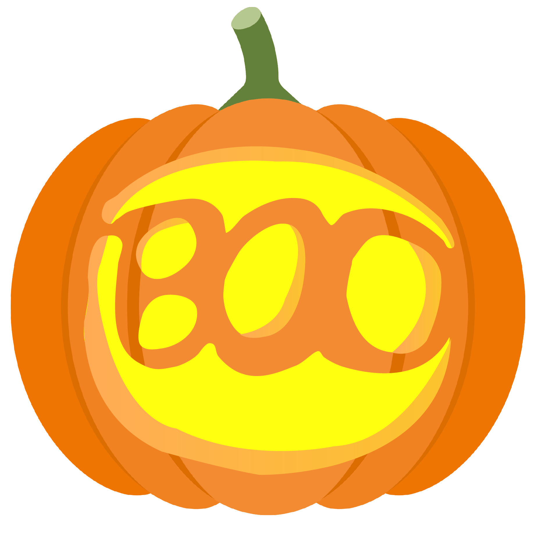 Boo pumpkin stencil free printable papercraft templates