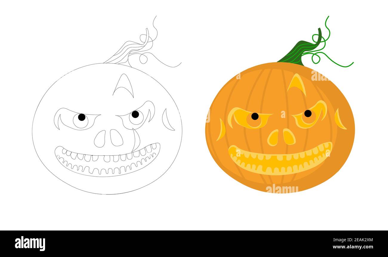 Funny pumpkin hi