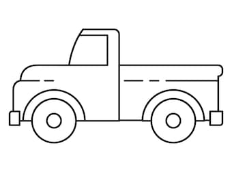 Printable truck coloring sheet fall coloring sheet indoor activity for toddler homeschool printable kids coloring sheet printable