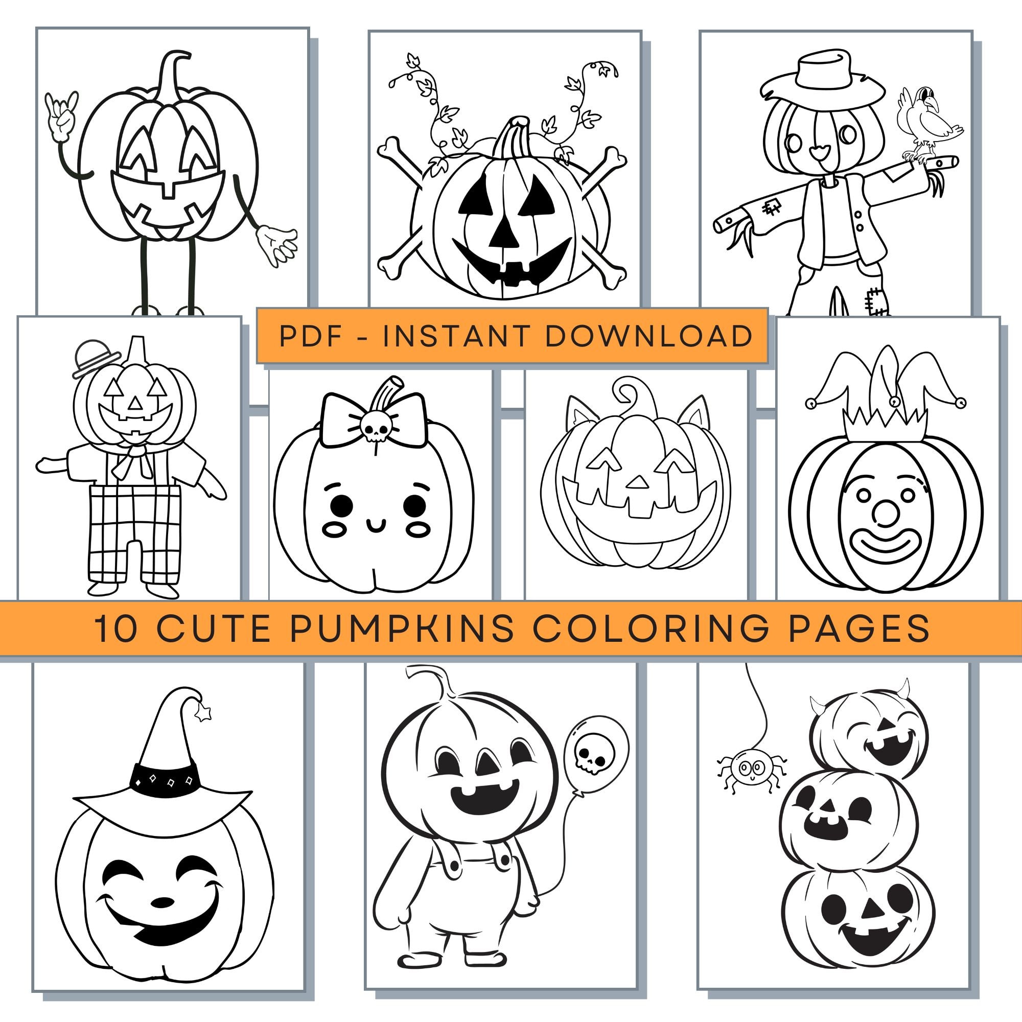 Pumpkins coloring pages pumpkins pdf pumpkins printables cute pumpkin coloring pages halloween activity sheets halloween coloring pages