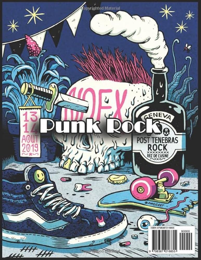 Punk rock coloring book unleash your imagination with this playful punk rock coloring book michelle foutz zorn books