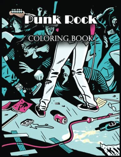 Punk rock coloring book transform ordinary punk rock coloring pages into works of art with this coloring book by april morton