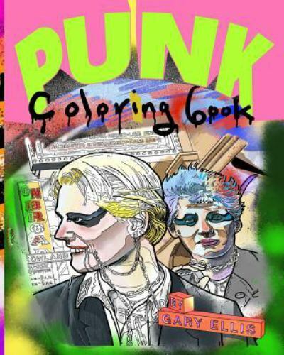Punk coloring book by gary ellis trade paperback for sale online