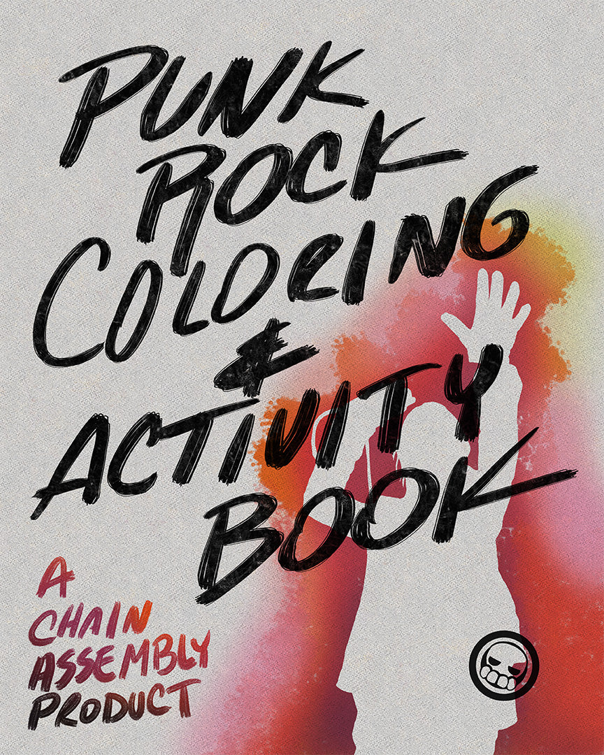 Punk rock coloring book â chain assembly