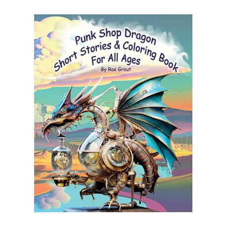 Punk shop dragon short stories coloring pages by rae grout shop today get it tomorrow