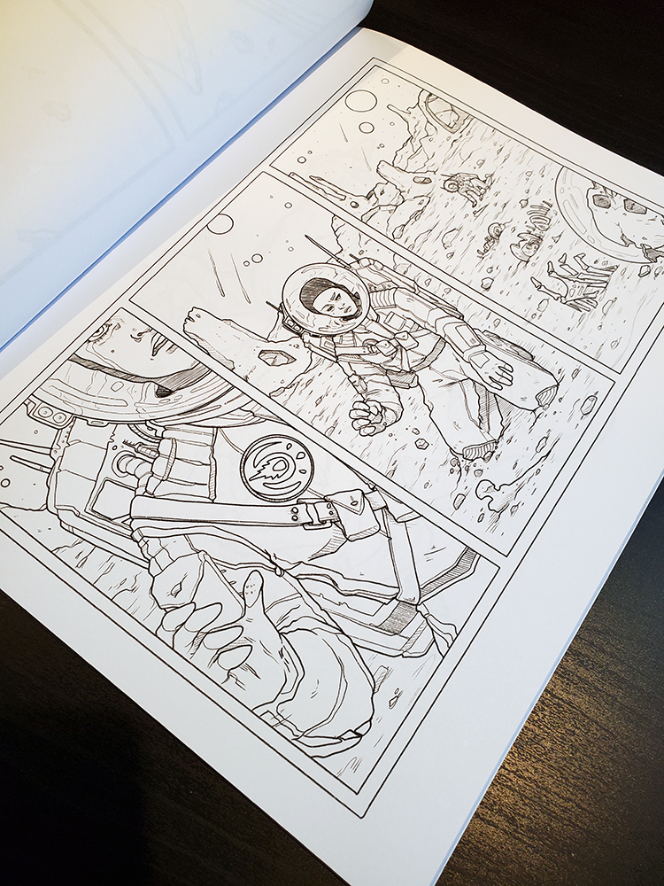 Astropunk coloring book â keri newton illustration