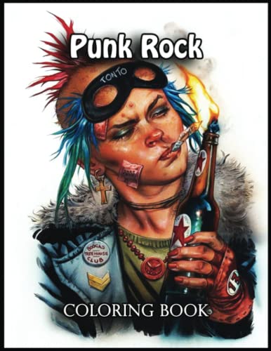 Punk rock coloring book punk rock coloring pages to discover the joy of coloring with our inspiring pages by emma edmon