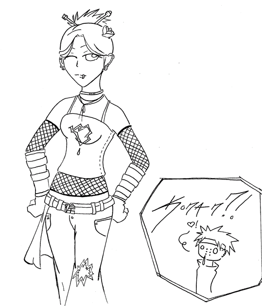 Punk coloring pages