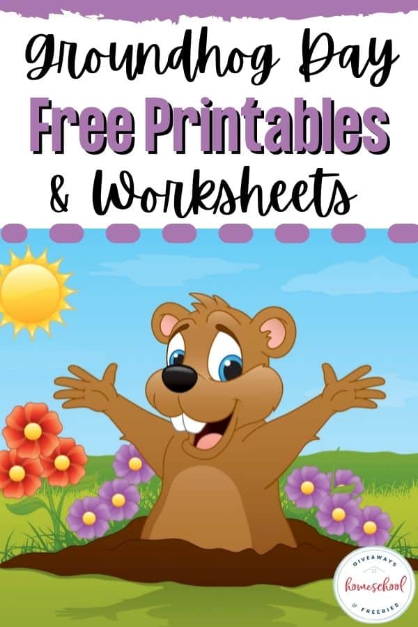 Free groundhog day printables and worksheets