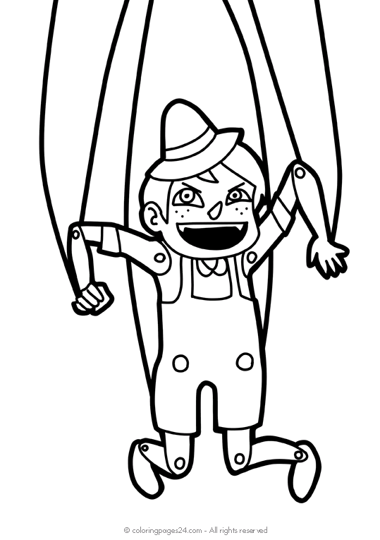 Puppet masters coloring pages