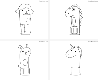 Free printable puppet coloring pages for kids â