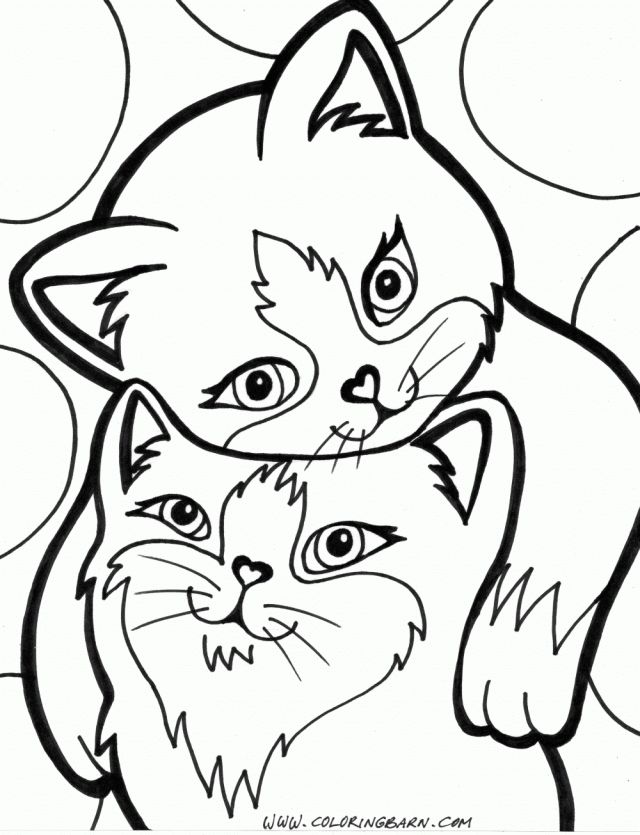Puppies and kittens coloring pages coloring book area best