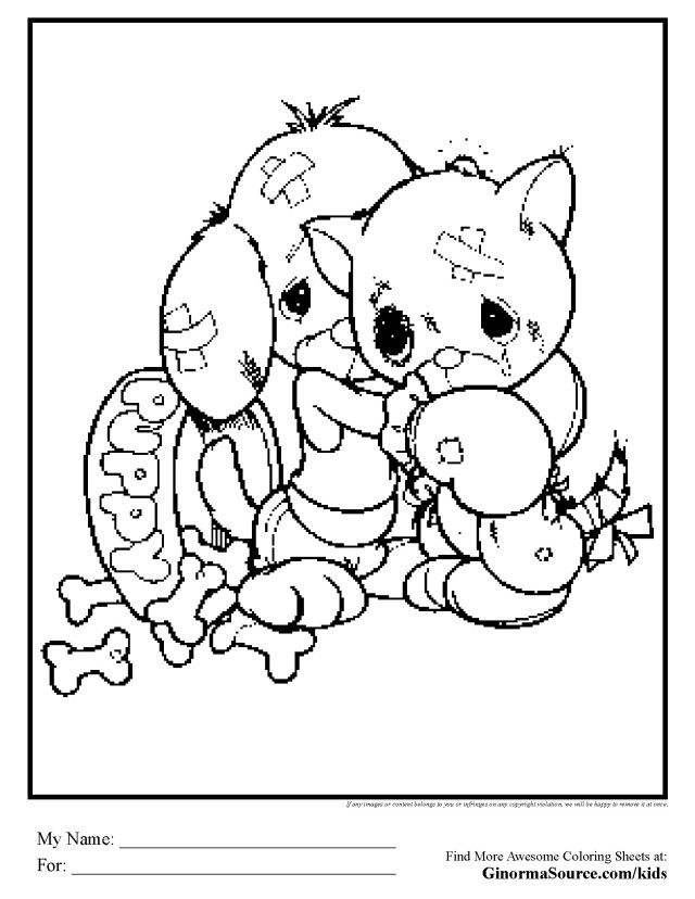 Exclusive photo of kittens coloring pages