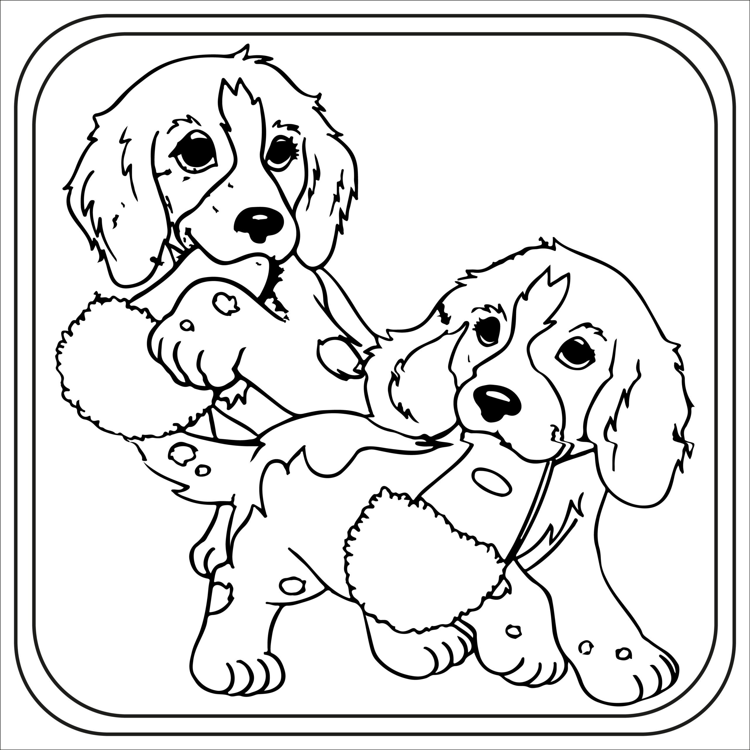 Dog coloring pages preschool kindergarten first grade made by teachers