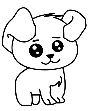 Puppy coloring book