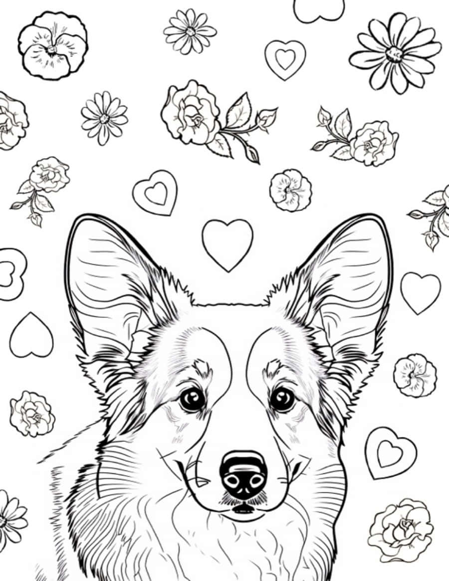 Dog coloring pictures