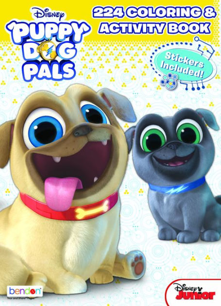 Puppy dog pals page coloring book by bendon paperback barnes noble